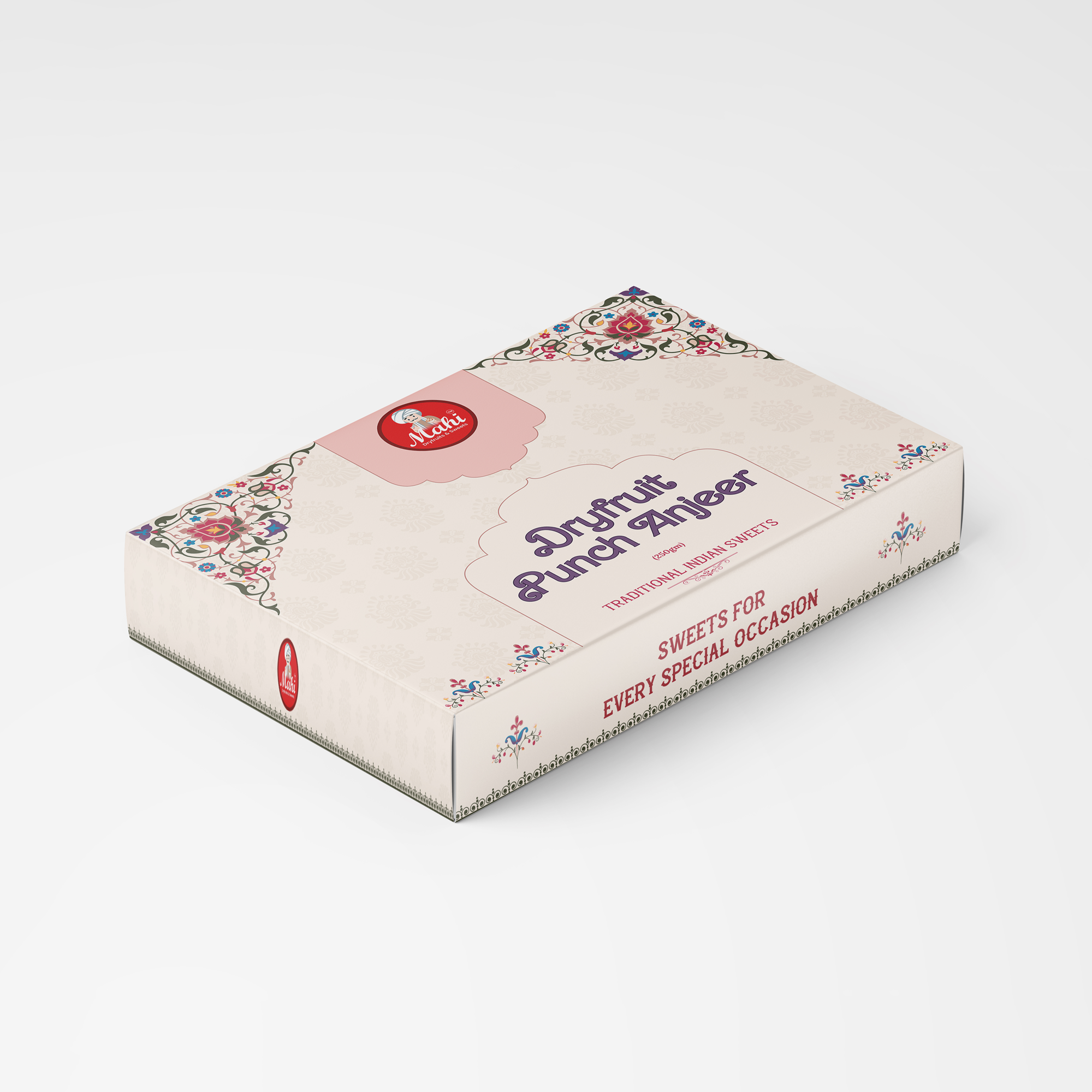 Dryfruit Punch Anjeer Sweet - Healthy Fig Delight with Dry Fruits