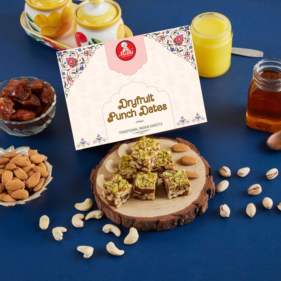 Dryfruit Punch Dates Sweet - Natural Energy Booster with Nuts